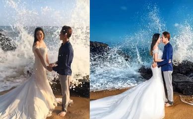 精修前的婚纱照”vs“精修后的婚纱照”,网友:看完想嫁人了|婚纱照|新娘|嫁 .